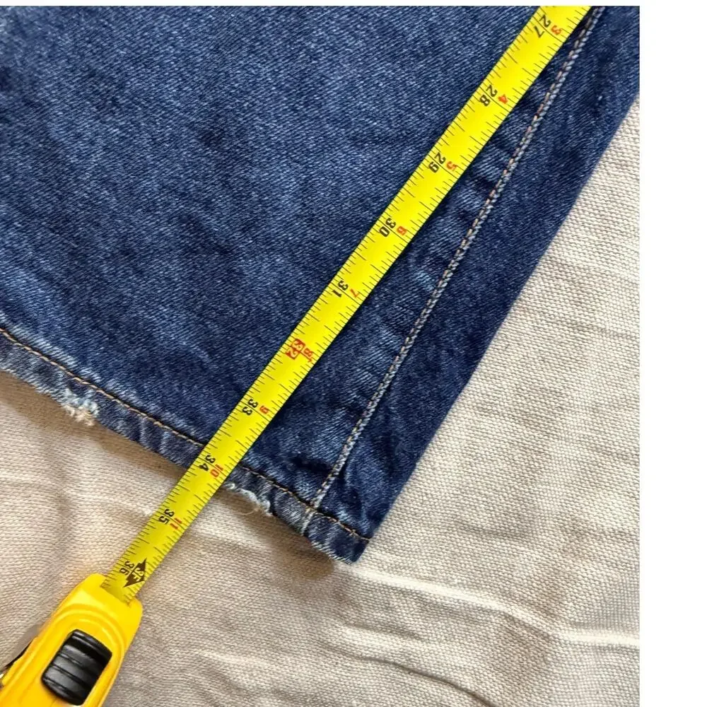 Vintage Energie Jeans Men's 33X34 Justin Distressed Jeans Straight Fit Y2K